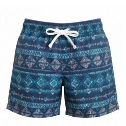 Colorful Planet Big Boys Woven Shorts - Dark Coral
