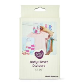 Parent's Choice Closet Dividers, Infant Girl, Set of 7 - Multicolour