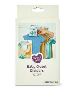 Parent's Choice Closet Dividers, Infant Boy, Set of 7 - Multicolour