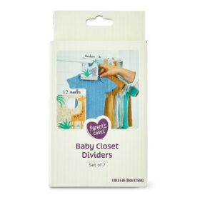 Parent's Choice Closet Dividers, Infant Boy, Set of 7 - Multicolour