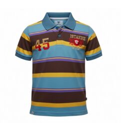 IST Boys Pique Bold Stripe Polo T-Shirt - BBYP