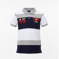 IST Boys Pique Polo Crested Short Sleeve T-Shirt
