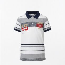 IST Boys Pique Polo Multi Stripe T-Shirt - WNB