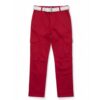 TH Boys Chinos Cargo Trouser - Red Pant