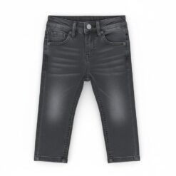 Okaida Boys 2 Tone Jeans Trouser - Grey Pant