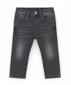 Okaida Boys 2 Tone Jeans Trouser - Grey Pant
