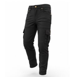 Okaida Boys Cargo Jeans Trouser - Black Pant