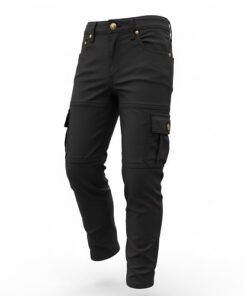 Okaida Boys Cargo Jeans Trouser - Black Pant