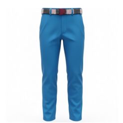 IST Boys Chinos Trouser With Belt - Royal Blue Pant