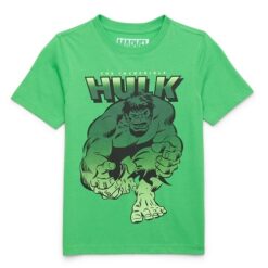 Marvel Incredible Hulk Boys Graphic Print T-shirt - Green