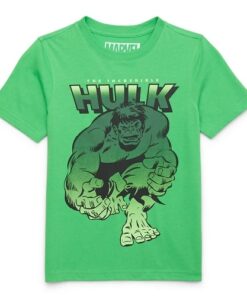 Marvel Incredible Hulk Boys Graphic Print T-shirt - Green
