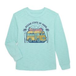 365 Kids Boys Mix & Match Long Sleeve Slub Jersey T-shirt - Blue