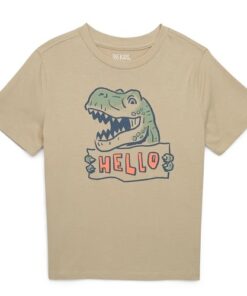 365 Kids Boys Mix & Match Graphic T-shirt -  Brown Dino