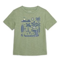 365 Kids Boys Mix & Match Graphic T-shirt -  Agate Green
