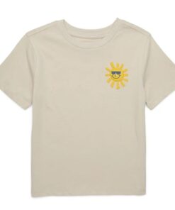 365 Kids Boys Mix & Match Graphic T-shirt - Cream Sunshine
