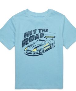 365 Kids Boys Mix & Match Graphic T-shirt -  Blue Sport Car