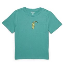 365 Kids Boys Critter Graphic Pocket T-shirt - Green Lizard