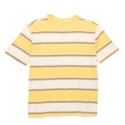 Wonder Nation Boys Oversized Short Sleeve Bold Stripe T-Shirt - Yellow