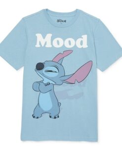 Disney Lilo & Stitch Graphic Short Sleeve Boys T-Shirt- Blue