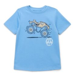 Garanimals Toddler Boys Short Sleeve Graphic T-shirt - Blue Truck