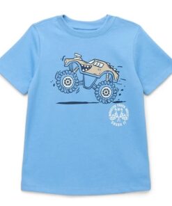 Garanimals Toddler Boys Short Sleeve Graphic T-shirt - Blue Truck