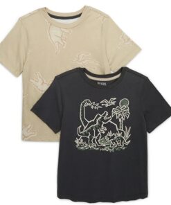 365 Kids Boys Mix & Match Multipack Graphic T-shirt - Grey Tan