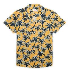 Wonder Nation Boys Cabana Button Down Shirt - Yellow