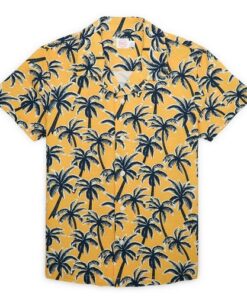 Wonder Nation Boys Cabana Button Down Shirt - Yellow