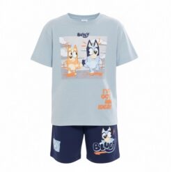 Bluey Boys T-shirt and Shorts 2-Piece Set - Blue