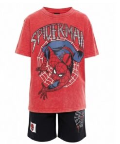 Spiderman Boys Graphic T-shirt and Shorts 2-Piece Set
