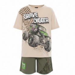 Monster Jam Boys Graphic T-shirt and Shorts 2-Piece Set