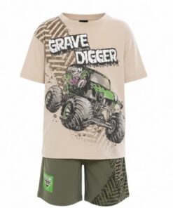 Monster Jam Boys Graphic T-shirt and Shorts 2-Piece Set