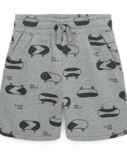 365 Kids Boys Mix & Match French Terry Shorts - Grey Heather
