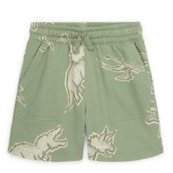 365 Kids Boys Mix & Match French Terry Shorts - Green Print