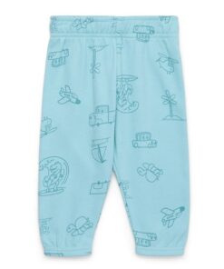 Garanimals Baby Printed Fleece Joggers - Aqua