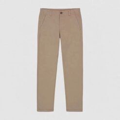 Falls Creek Flat Front Boys Trousers - Khaki Brown Pant
