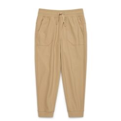 Wonder Nation Boys Pull-On Drawstring Joggers - Khaki