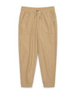 Wonder Nation Boys Pull-On Drawstring Joggers - Khaki