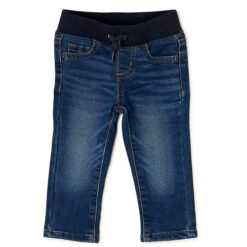 Wonder Nation Toddler Boy’s Knit Denim Jeans - Blue