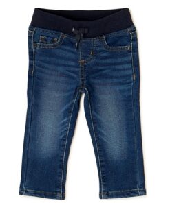 Wonder Nation Toddler Boy’s Knit Denim Jeans - Blue