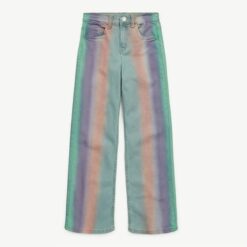 Justice Girls Ombre Palazo Jeans - Multicolor