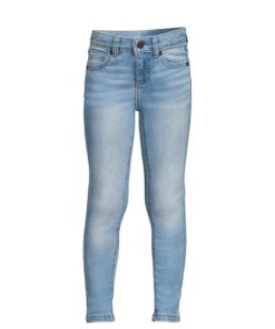 Wonder Nation Girls Skinny Mid Rise Jeans - Light Blue