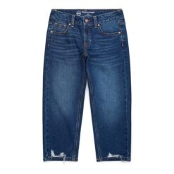 Wonder Nation Girls Crop Denim Jeans - Blue