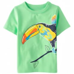 The Children's Place Baby And Toddler Boys Toucan Graphic T-shirt - Green