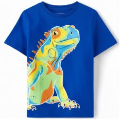 The Children's Place Baby And Toddler Boys Gecko Graphic T-shirt - Blue