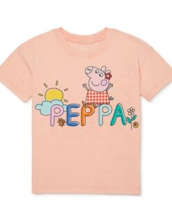 Peppa Pig Baby Girls Short Sleeve Graphic Crewneck T-Shirt
