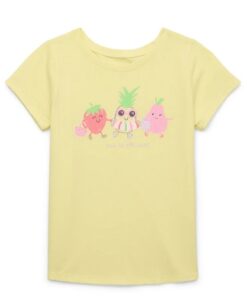 Garanimals Toddler Girls Graphic Tee With Short Sleeves - Yellow