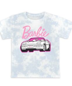 Mattel Barbie Girls Tie Dye Short Sleeve Graphic T-Shirt
