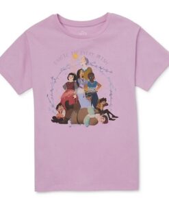 Disney Girls Wish, Asha and Friends, Crew Neck, Short Sleeve, Graphic T-Shirt