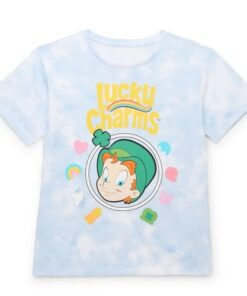 St. Patrick's Day Lucky Charms Tie Dye Graphic T-shirt
